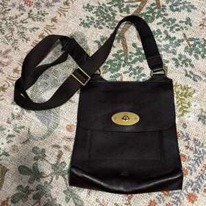 Mulberry Chocolate Brown Antony Messenger Bag